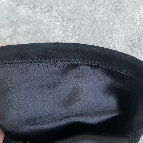 Stuart Weitzman Black Suede Over the Knee Thigh High Highland Boots EUC Size 6.5 - Picture 11 of 12